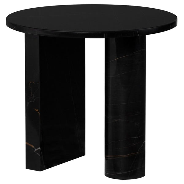 Stories Side Table Black Marble