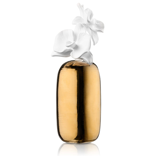 The Fluted Floral Scent Diffuser: Gold