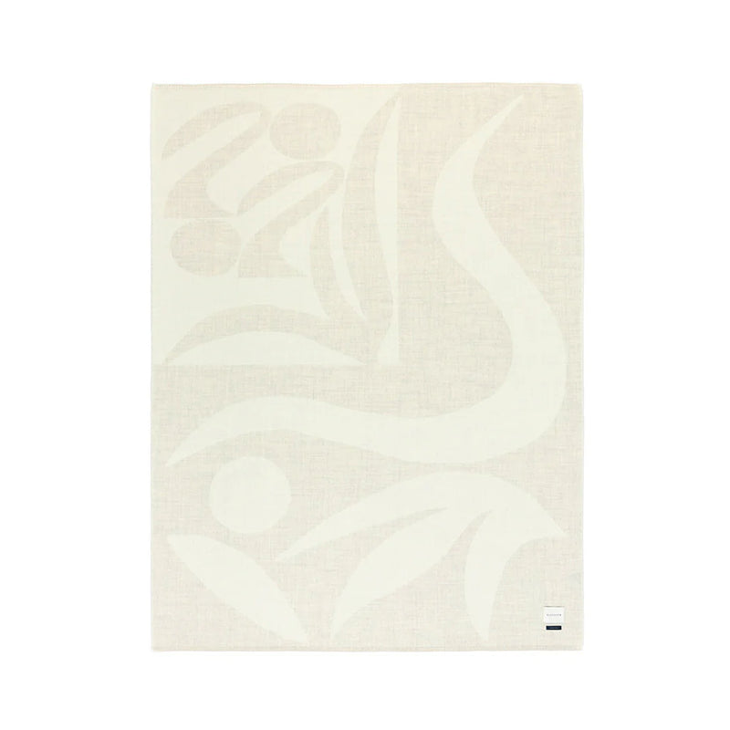 Elder Reversible Throw - Shoji/Ivory