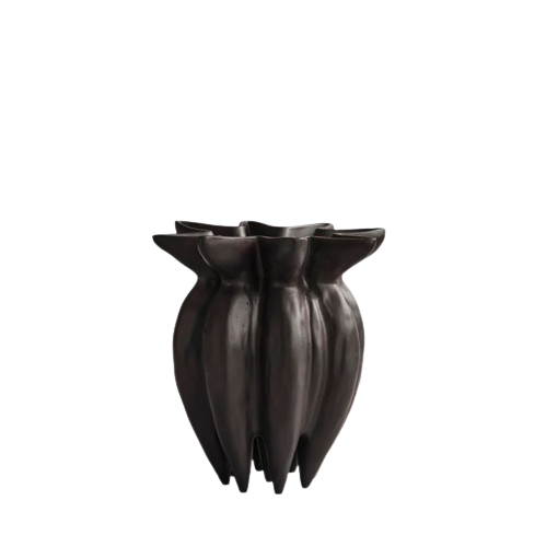 Lotus Vase, Mini - Coffee