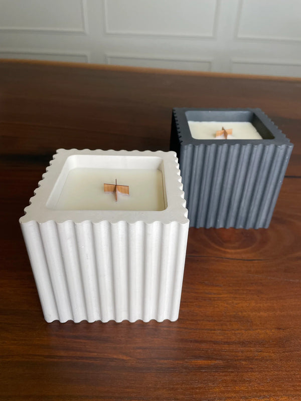 Ex Oh Statement Collection 4x4 Candle - Cedar/Cloud