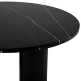 Stories Dining Table Round Black