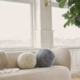 Angelite Sheepskin Pillow - Pearl