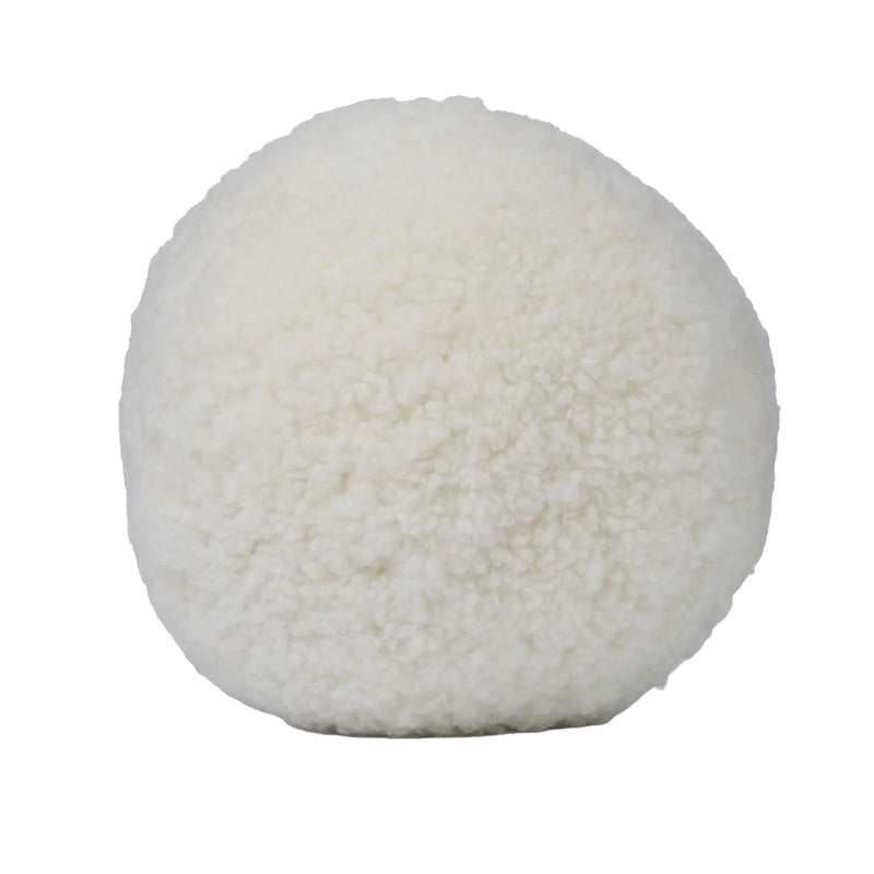 Angelite Sheepskin Pillow - Ivory