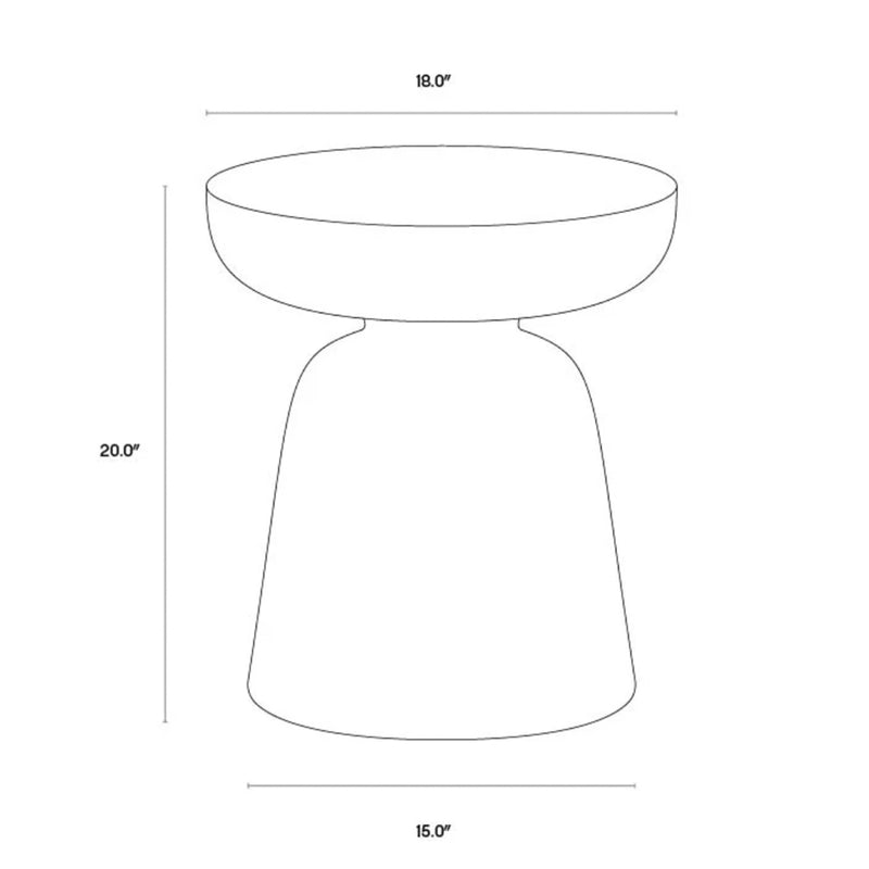 Lucida End Table - Floor Model