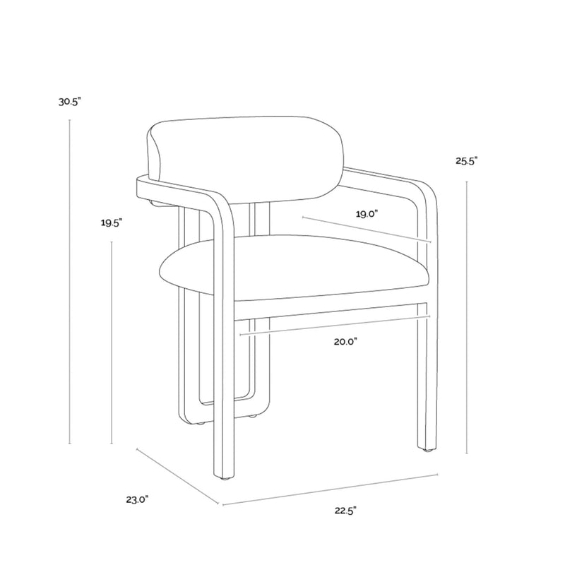 Madrone Dining Armchair