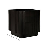 Povera 2 Drawer Nightstand