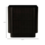 Povera 2 Drawer Nightstand