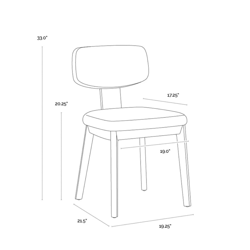 Rickett Dining Chair (Set of Two) - Floor Model