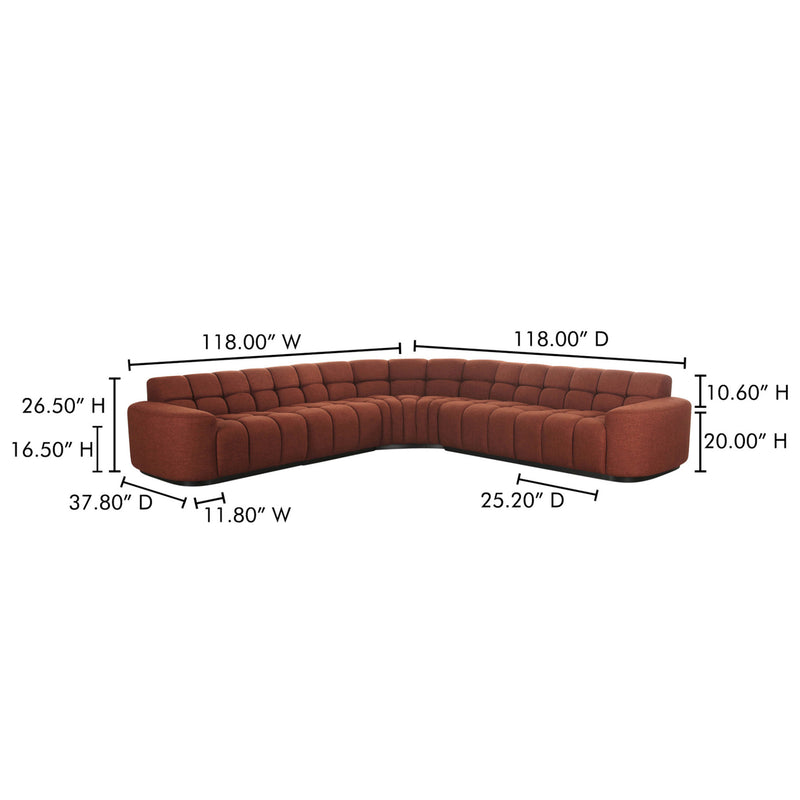 Roman L-Shaped Sectional