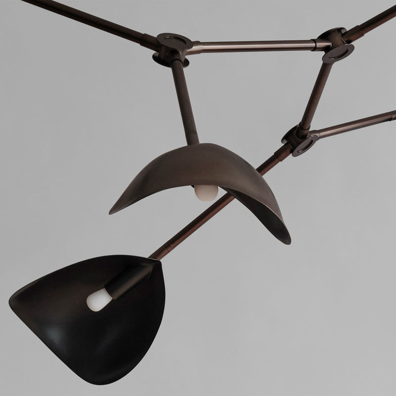 Stingray Chandelier - Bronze