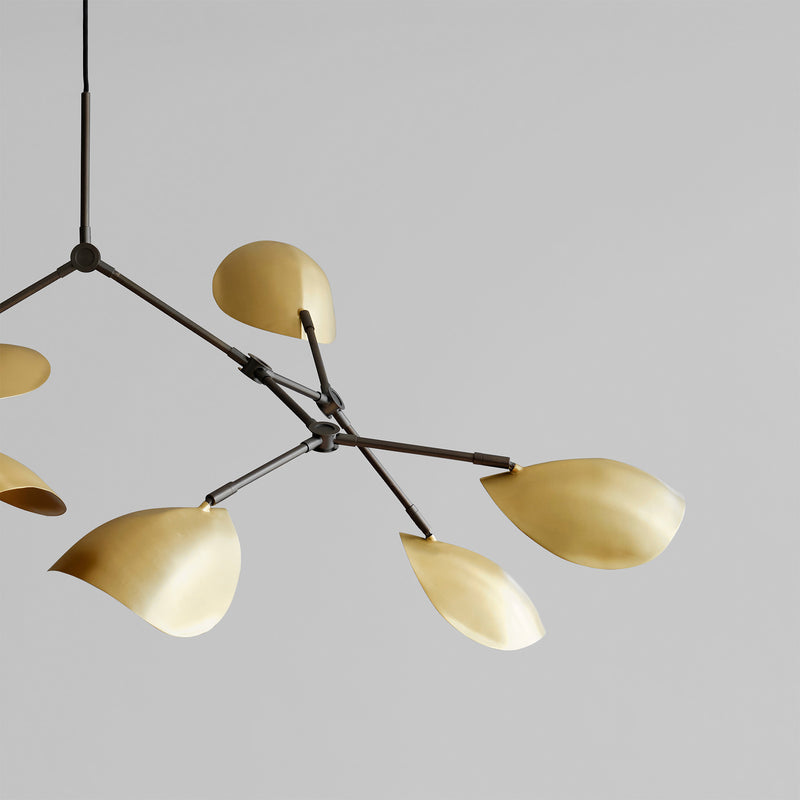 Stingray Chandelier - Brass