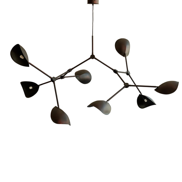 Stingray Chandelier - Burned Black (5M)