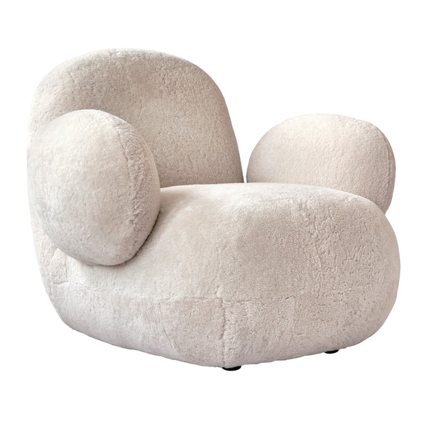 Toe Flat Armchair - Sheepskin