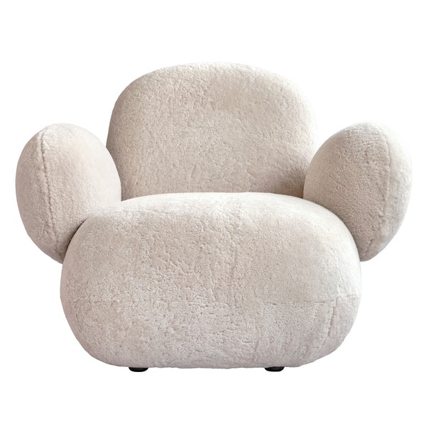 Toe Flat Armchair - Sheepskin