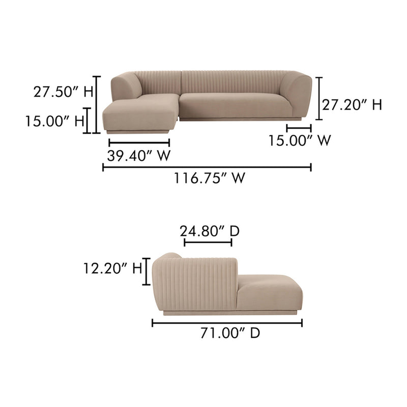 Zandro Sectional - Left