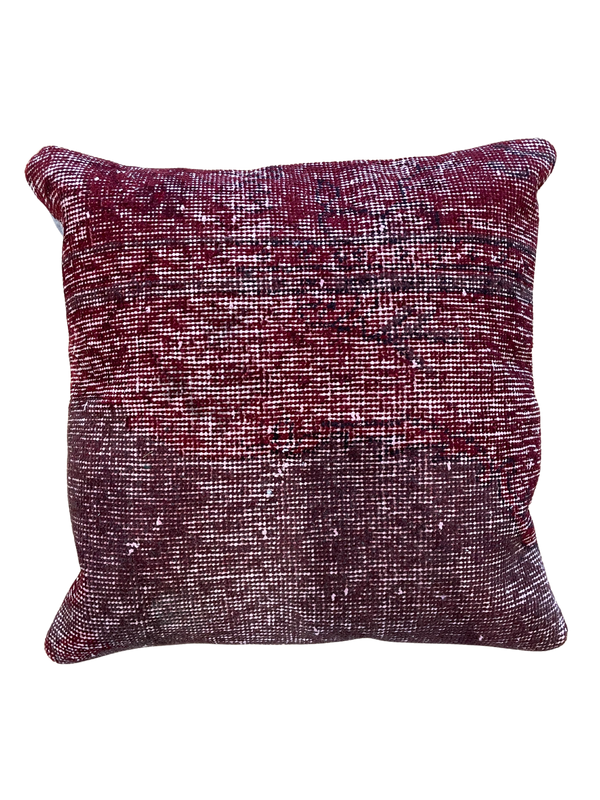 Overdyed Vintage Rug Pillow - 24 x 24 A