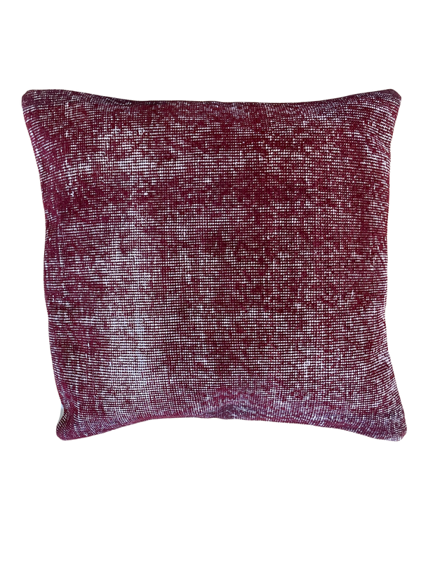 Overdyed Vintage Rug Pillow - 24 x 24 C