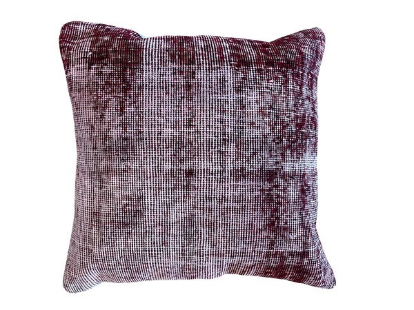Overdyed Vintage Rug Pillow - 20 x 20 B