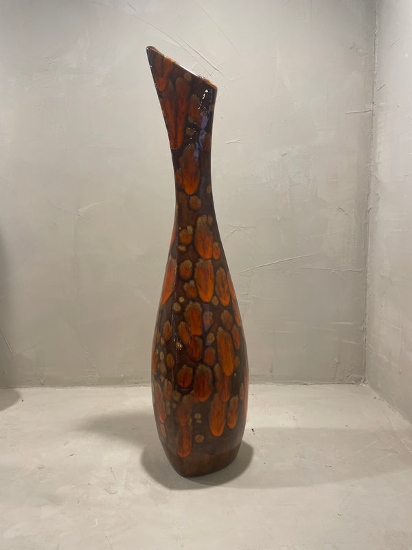 Tall Groove Vase